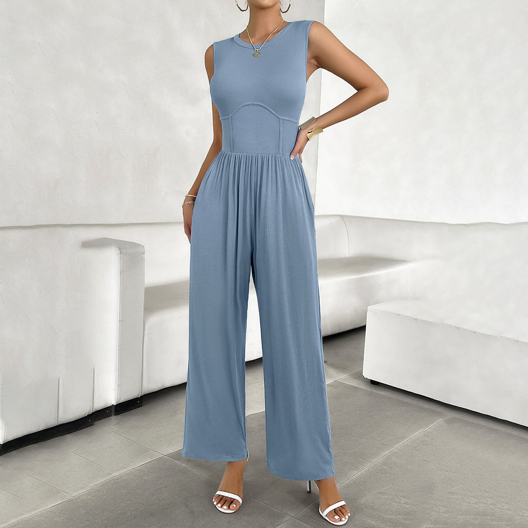 Damer Lätt jumpsuit med vida ben och figursydd finish Mirla-Eva Jonsson