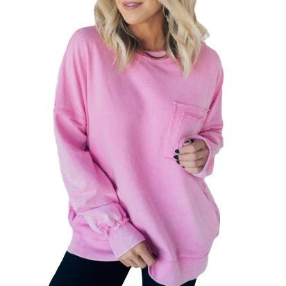 Damer Lätt oversized sweatshirt med volangdetaljer Mirla-Eva Jonsson