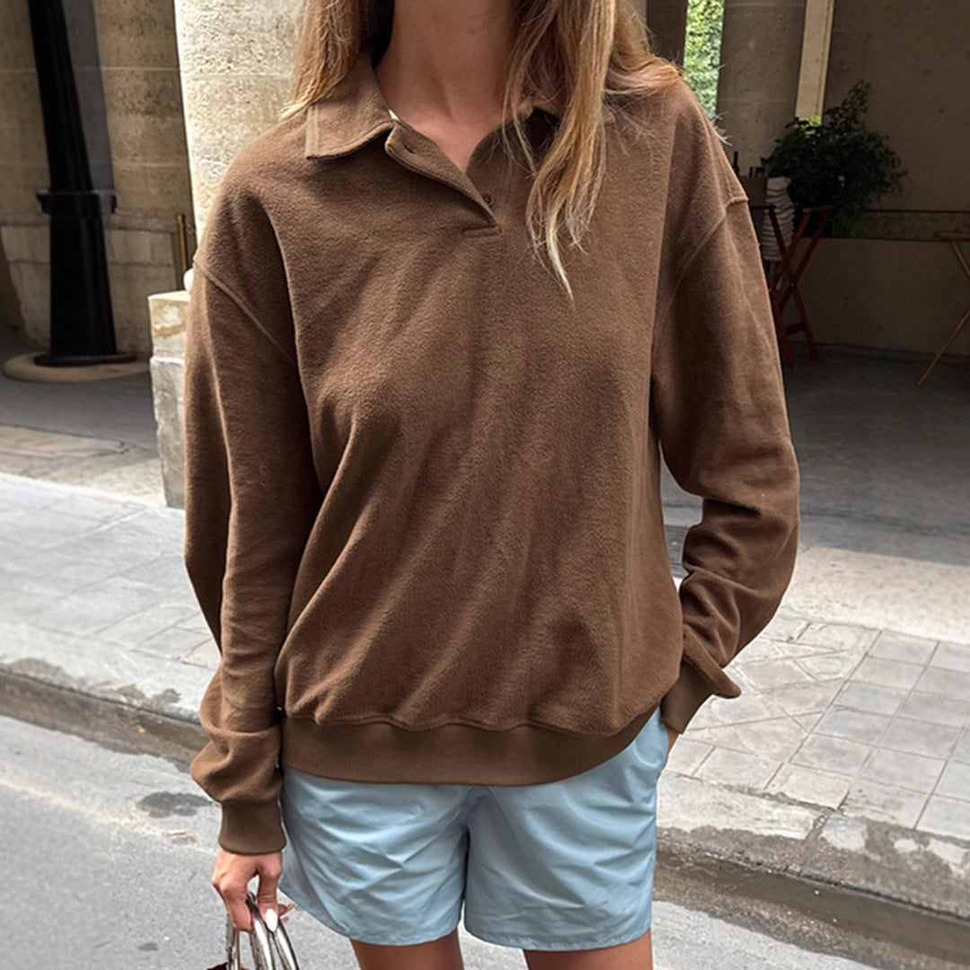 Damer Lätt pullover med ståkrage och vid passform Mirla-Eva Jonsson