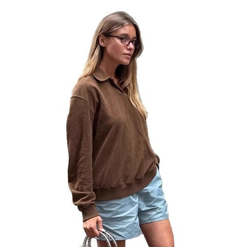 Damer Lätt pullover med ståkrage och vid passform Mirla-Eva Jonsson