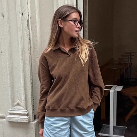 Damer Lätt pullover med ståkrage och vid passform Mirla-Eva Jonsson
