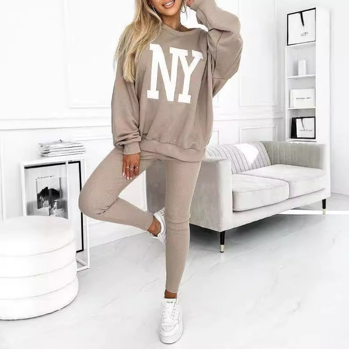 Damer Lätt sweatshirt med oversized skärning och trendig logga Eva Jonsson-Eva Jonsson