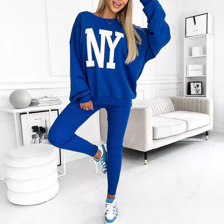 Damer Lätt sweatshirt med oversized skärning och trendig logga Eva Jonsson-Eva Jonsson