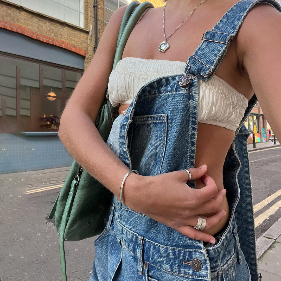 Damer Lättsam Jeans Hängselbyxa Mirla-Eva Jonsson