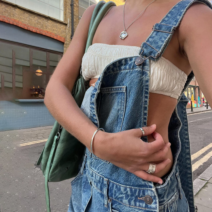 Damer Lättsam Jeans Hängselbyxa Mirla-Eva Jonsson