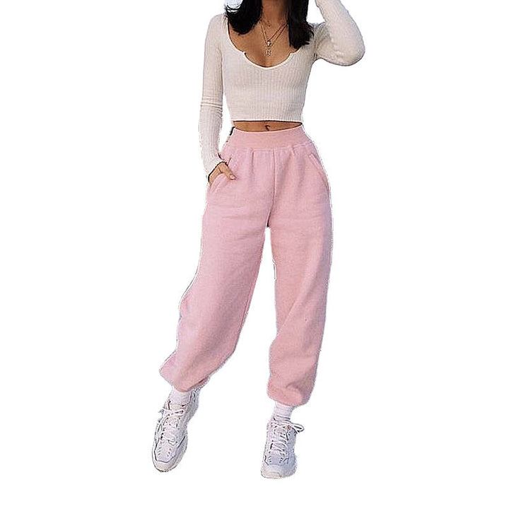Damer Lättsam Joggingbyxa med elastisk midja och sidofickor Mirla-Eva Jonsson