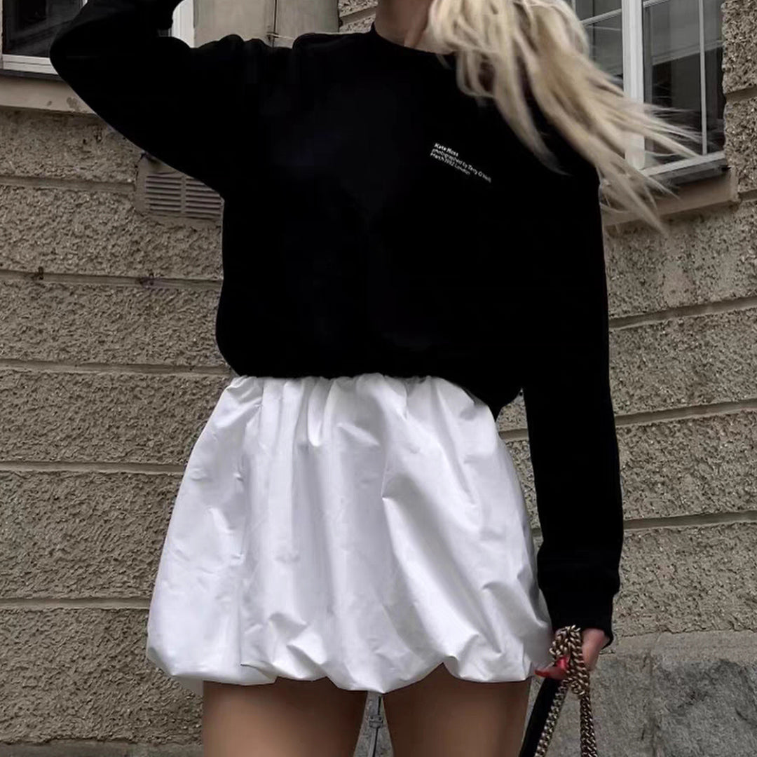 Damer Lättsamma rutiga kjolbyxor med elastisk midja och sidofickor Mirla-Eva Jonsson