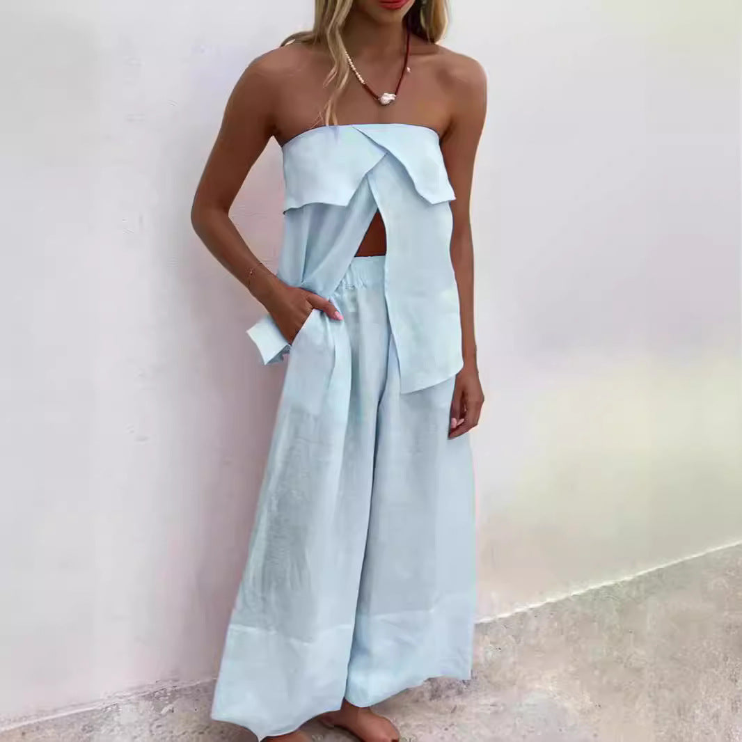 Damer Lättsamt Tvådelat Outfit med Lättsam Skärning Mirla-Eva Jonsson