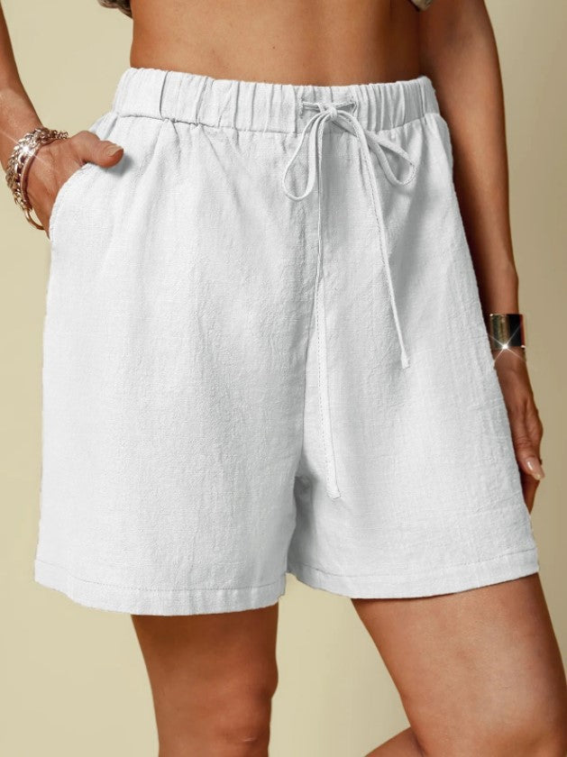 Damer Lediga Shorts med Elastisk Midja och Praktiska Sidofickor Mirla-Eva Jonsson
