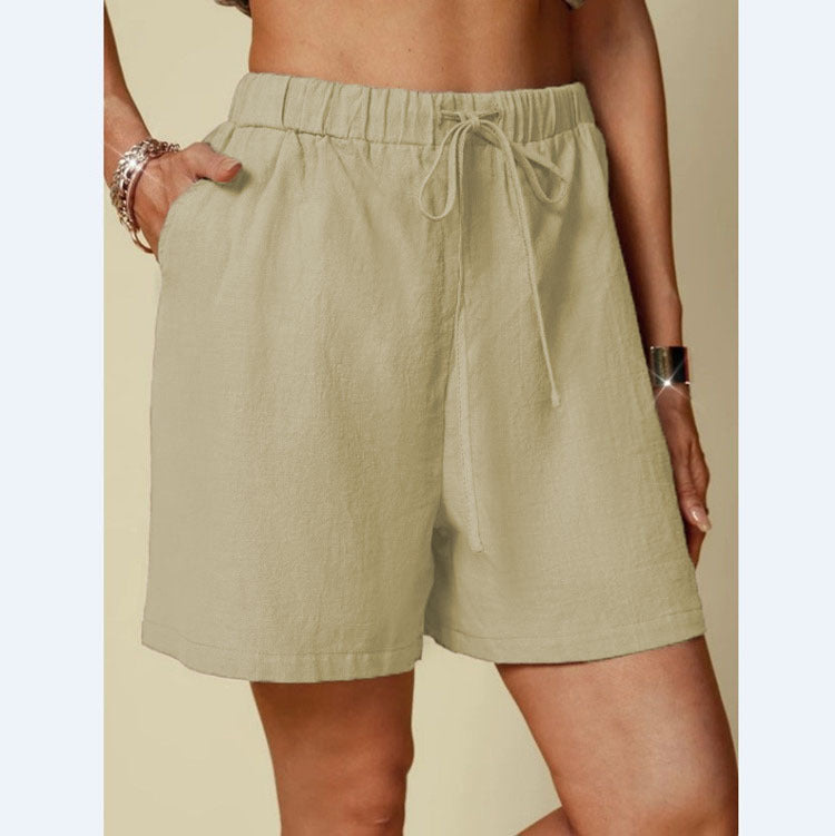 Damer Lediga Shorts med Elastisk Midja och Praktiska Sidofickor Mirla-Eva Jonsson