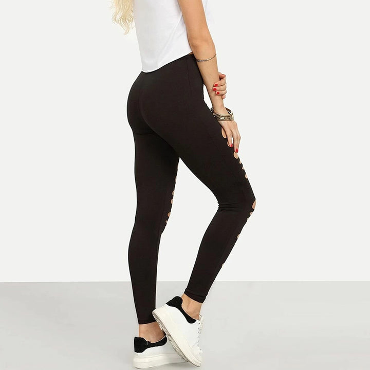 Damer Leggings med raffinerad Cut-Out Design Mirla-Eva Jonsson