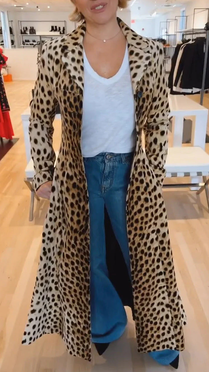 Damer Leopardmönster Kappa Mirla-Eva Jonsson