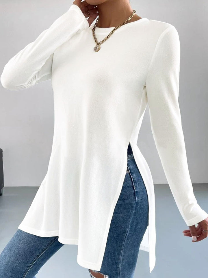 Damer Longsleeve Tunika med sidofickdetaljer Eva Jonsson-Eva Jonsson