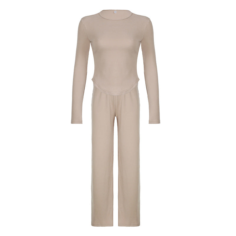 Damer Loose-Fit Loungebyxor med elastisk midja och mjukt material Mirla-Eva Jonsson