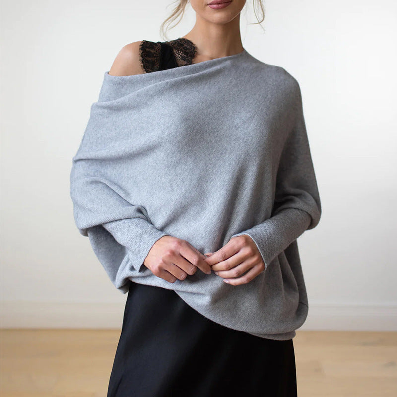 Damer Lös oversized stickad tröja med lös passform Mirla-Eva Jonsson