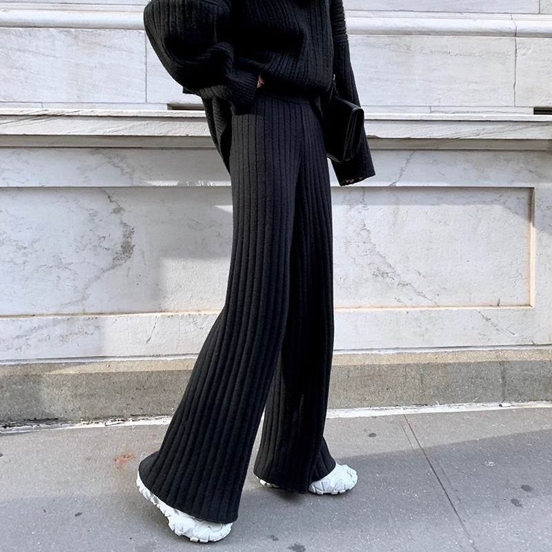 Damer Löst sittande Relaxed-Look Stickade byxor Eva Jonsson-Eva Jonsson