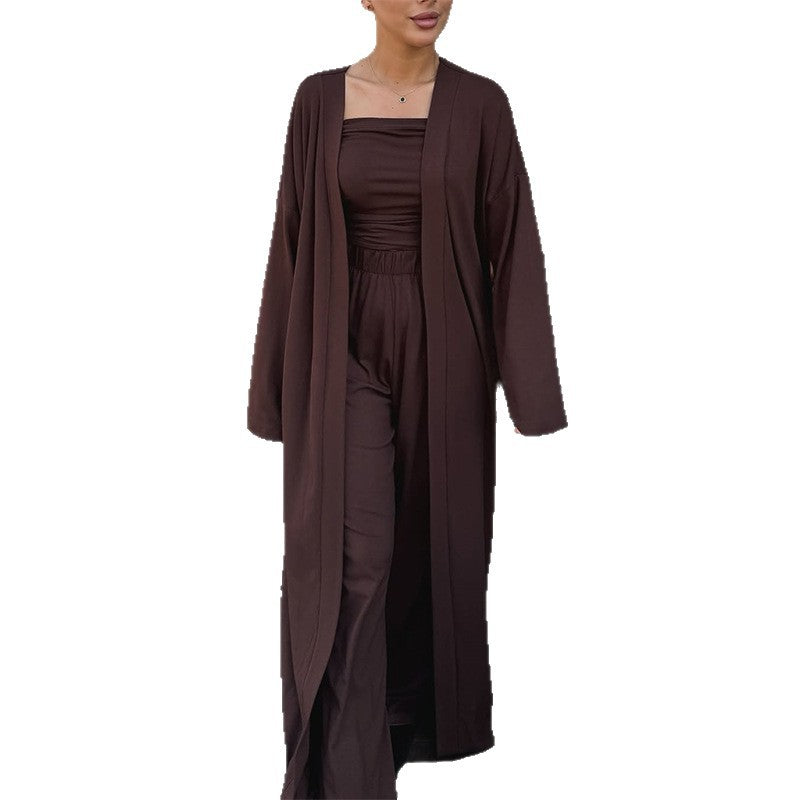 Damer Loungewear-set med lång kimono och smal överdel Mirla-Eva Jonsson