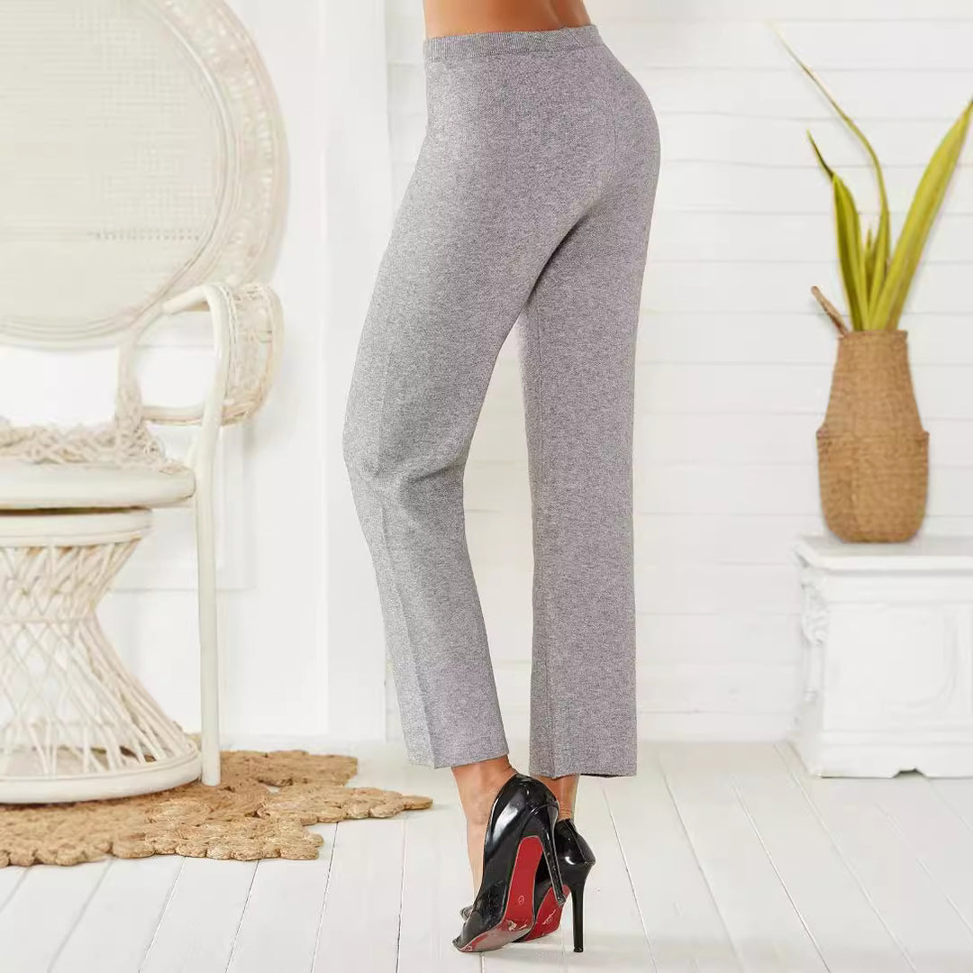Damer Loungy Stickbyxor med elastisk midja och dragsko Mirla-Eva Jonsson