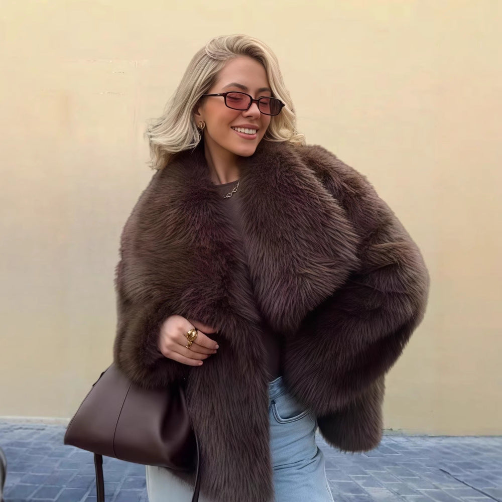 Damer Lyx Konstpälsjacka Mirla-Eva Jonsson