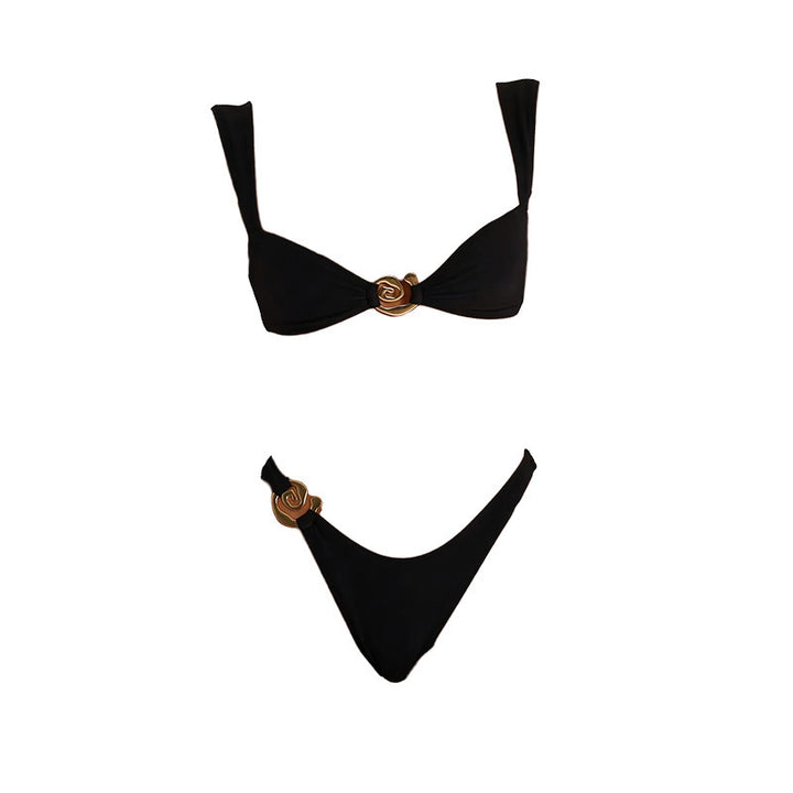 Damer Lyxig Bikini med elegant guldaccent Mirla-Eva Jonsson