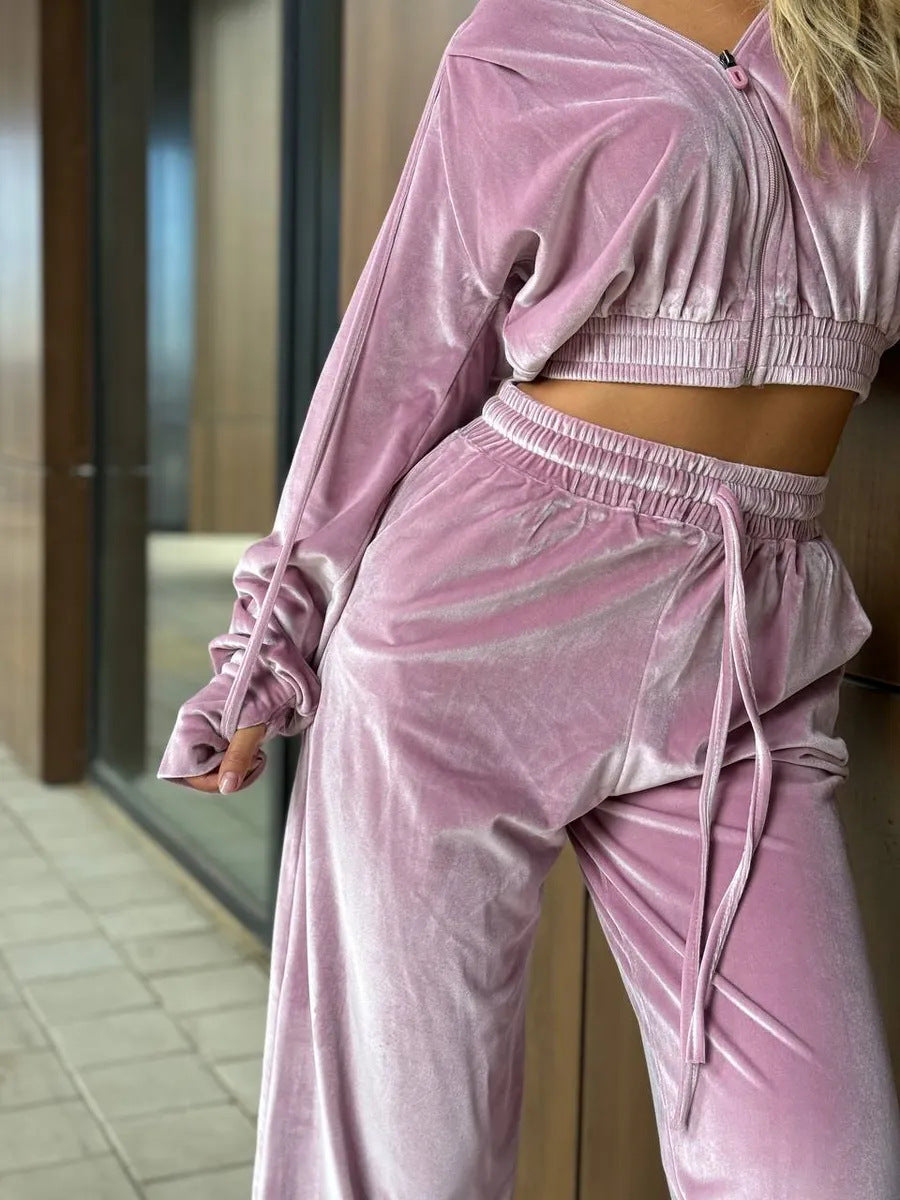 Damer Lyxig Fleece-Loungewear-Set Eva Jonsson-Eva Jonsson