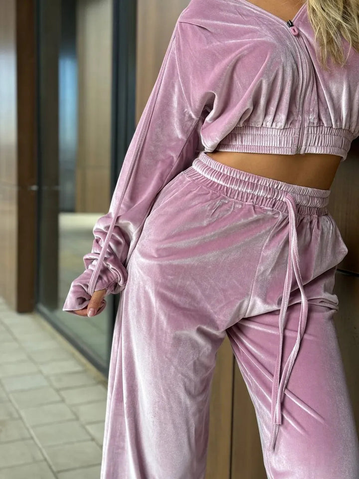 Damer Lyxig Fleece-Loungewear-Set Eva Jonsson-Eva Jonsson