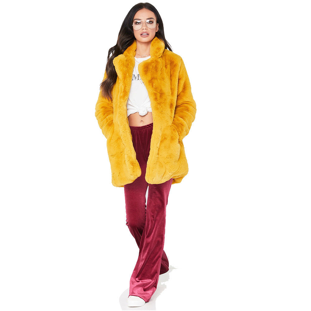 Damer Lyxig Fleecejacka i Oversized-snitt Mirla-Eva Jonsson