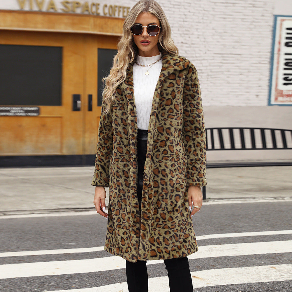 Damer Lyxig Leopardskinns-Kappa Mirla-Eva Jonsson