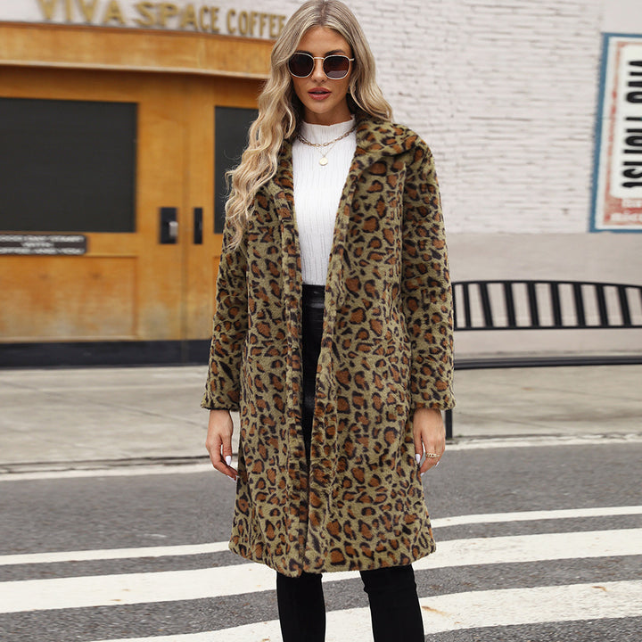 Damer Lyxig Leopardskinns-Kappa Mirla-Eva Jonsson