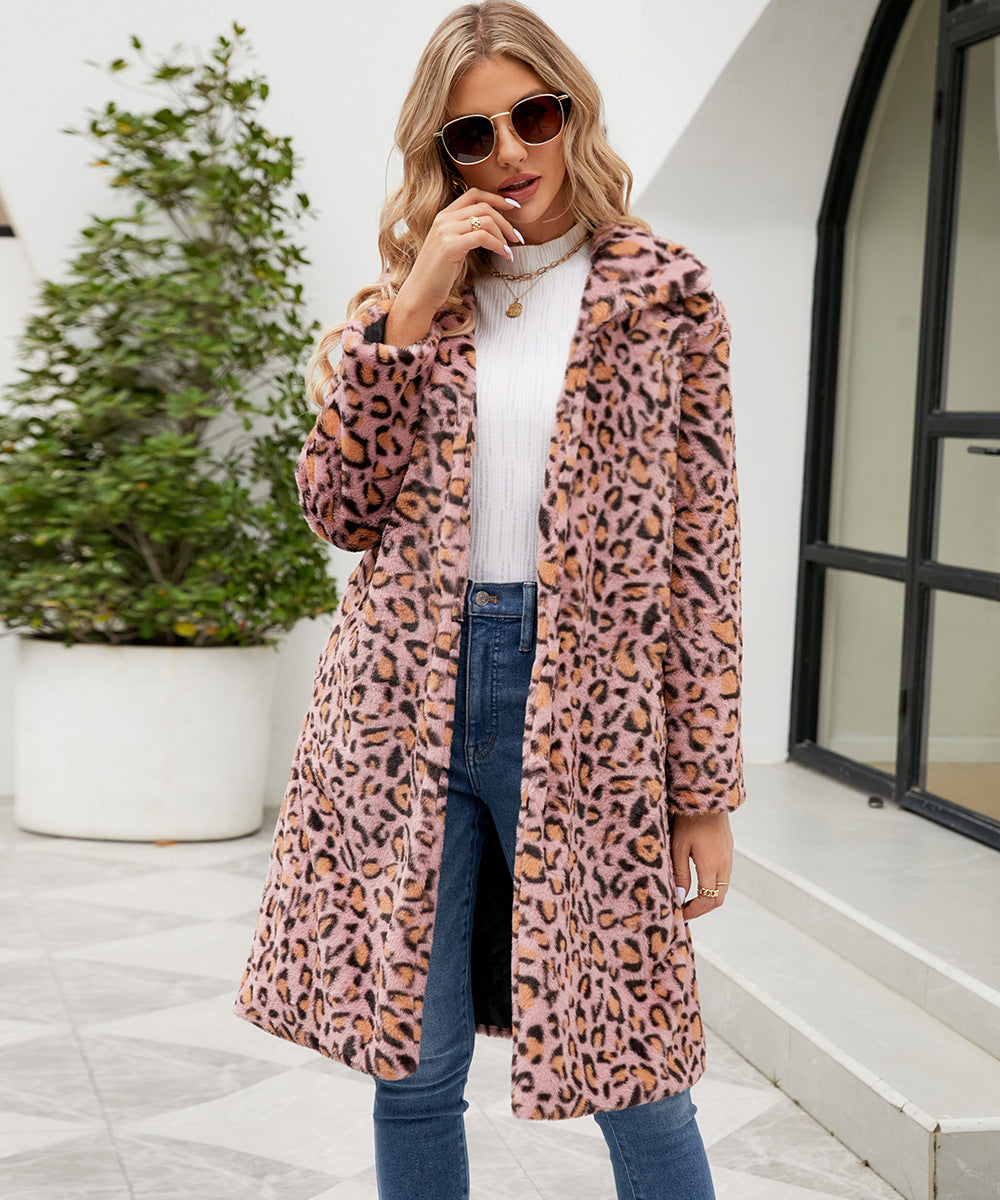 Damer Lyxig Leopardskinns-Kappa Mirla-Eva Jonsson