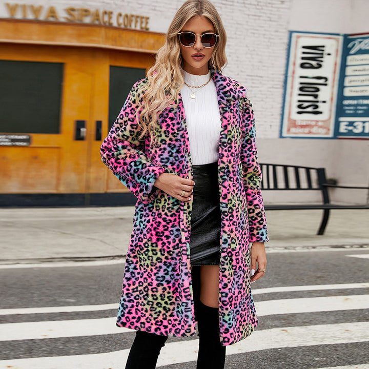 Damer Lyxig Leopardskinns-Kappa Mirla-Eva Jonsson