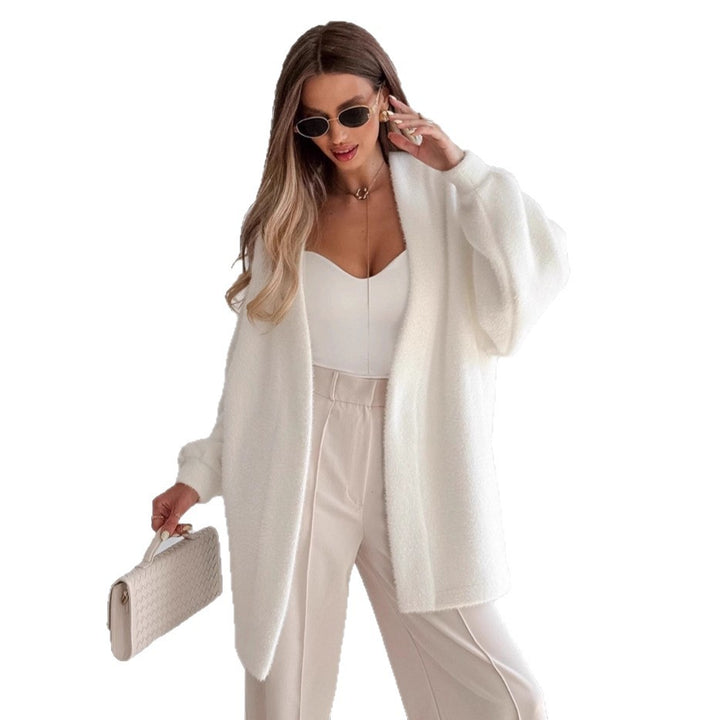 Damer Lyxig Wrapcardigan med bekväm passform och bälte Mirla-Eva Jonsson
