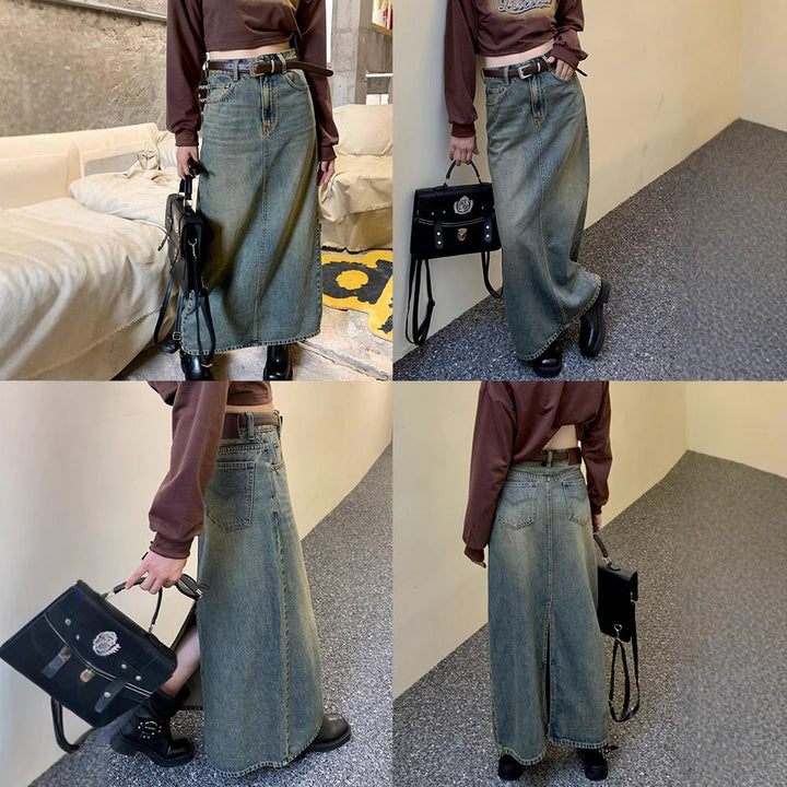 Damer Maxi Denim Kjol Mirla-Eva Jonsson