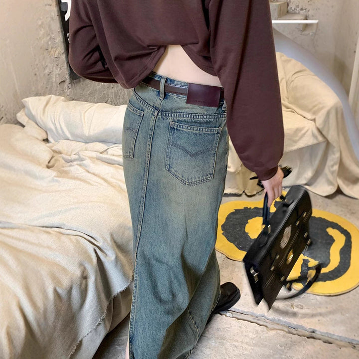 Damer Maxi Denim Kjol Mirla-Eva Jonsson