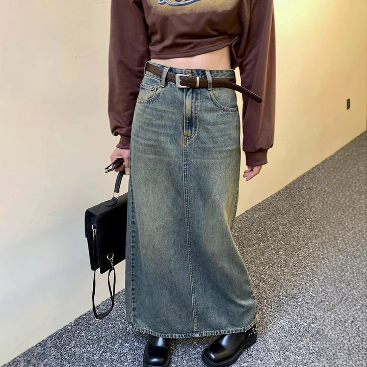 Damer Maxi Denim Kjol Mirla-Eva Jonsson