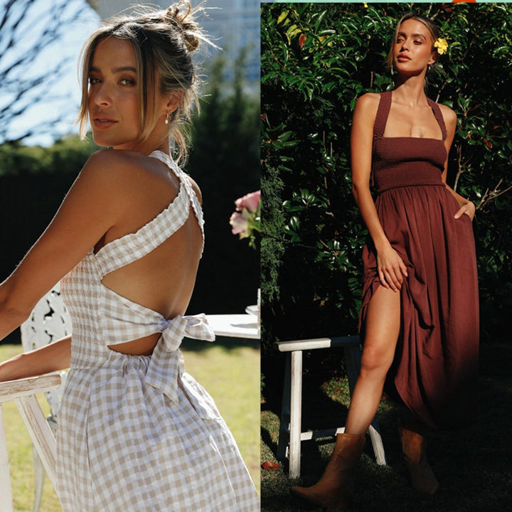 Damer Maxi Klänning i Boho Stil Mirla-Eva Jonsson