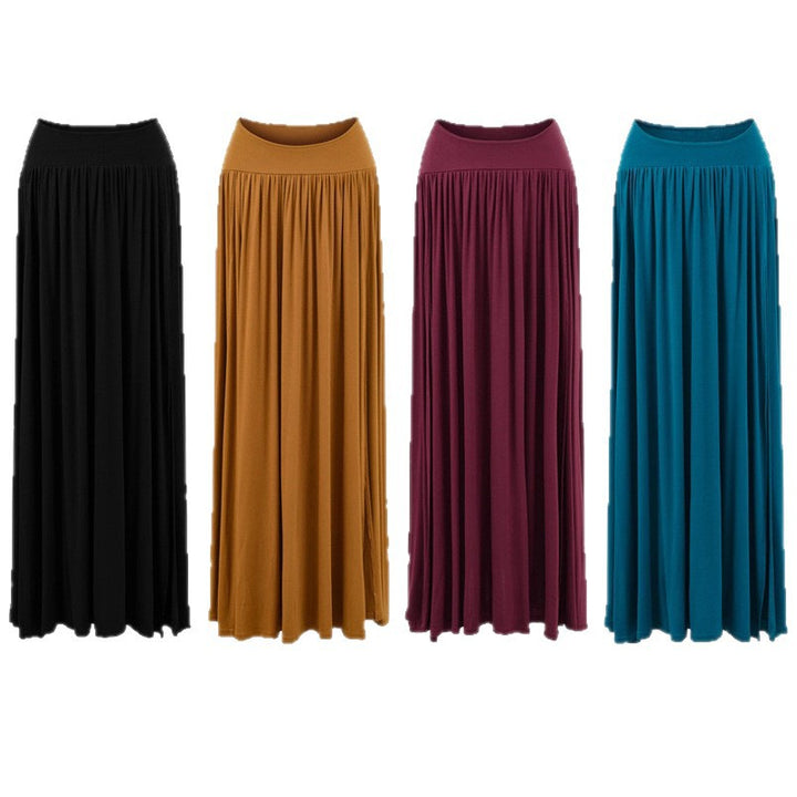 Damer Maxi-kjol med elegant plissering och hög midja Mirla-Eva Jonsson