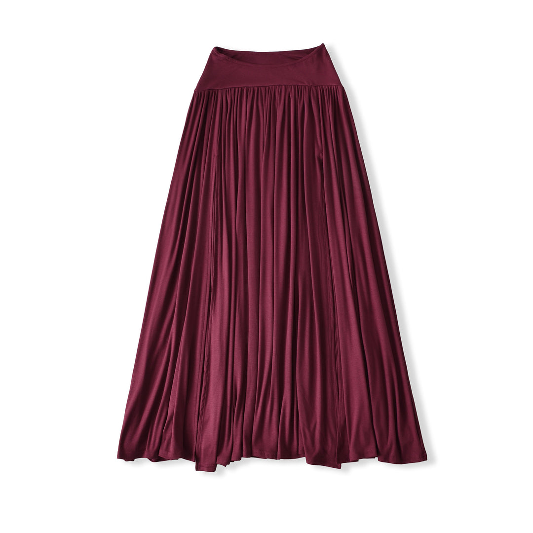 Damer Maxi-kjol med elegant plissering och hög midja Mirla-Eva Jonsson