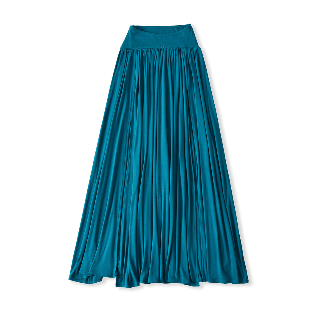 Damer Maxi-kjol med elegant plissering och hög midja Mirla-Eva Jonsson