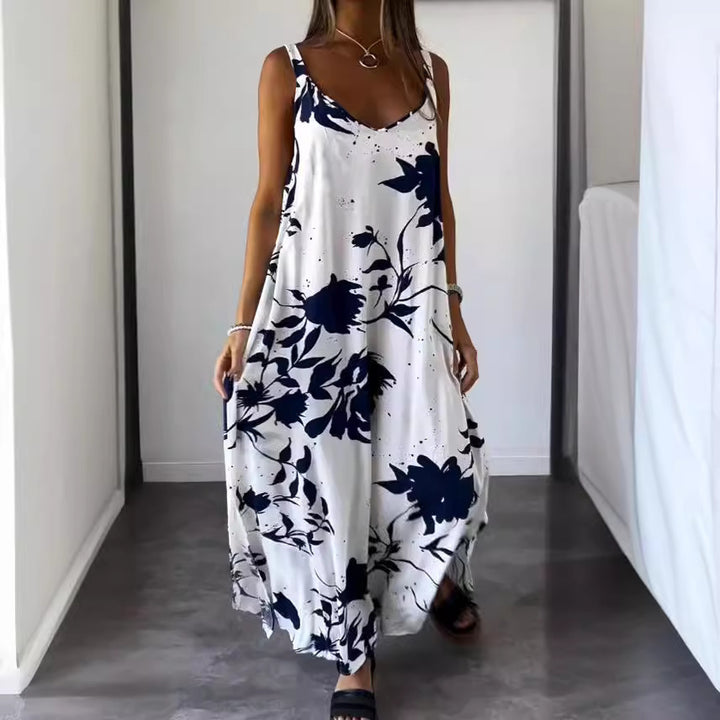 Damer Maxi-klänning med blommönster Mirla-Eva Jonsson