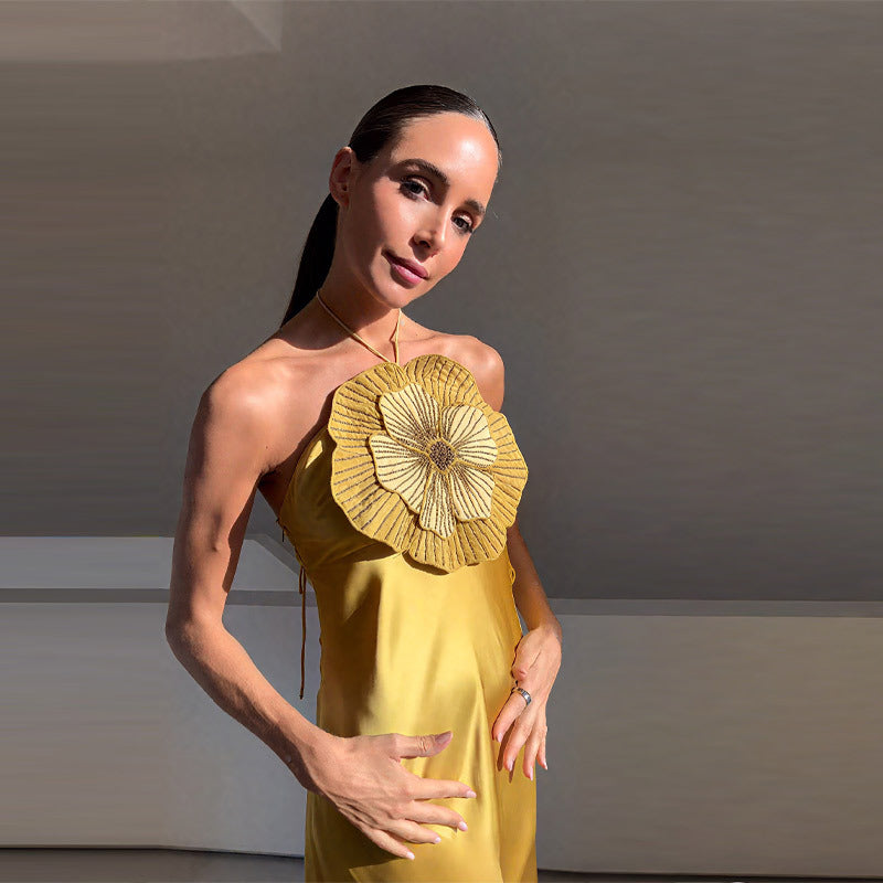 Damer Maxi-klänning med elegant design och unik broderi Mirla-Eva Jonsson