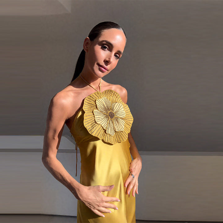 Damer Maxi-klänning med elegant design och unik broderi Mirla-Eva Jonsson