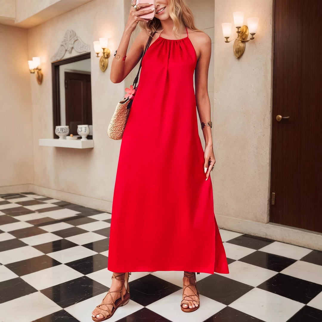 Damer Maxi-klänning med elegant hållarbåge Mirla-Eva Jonsson