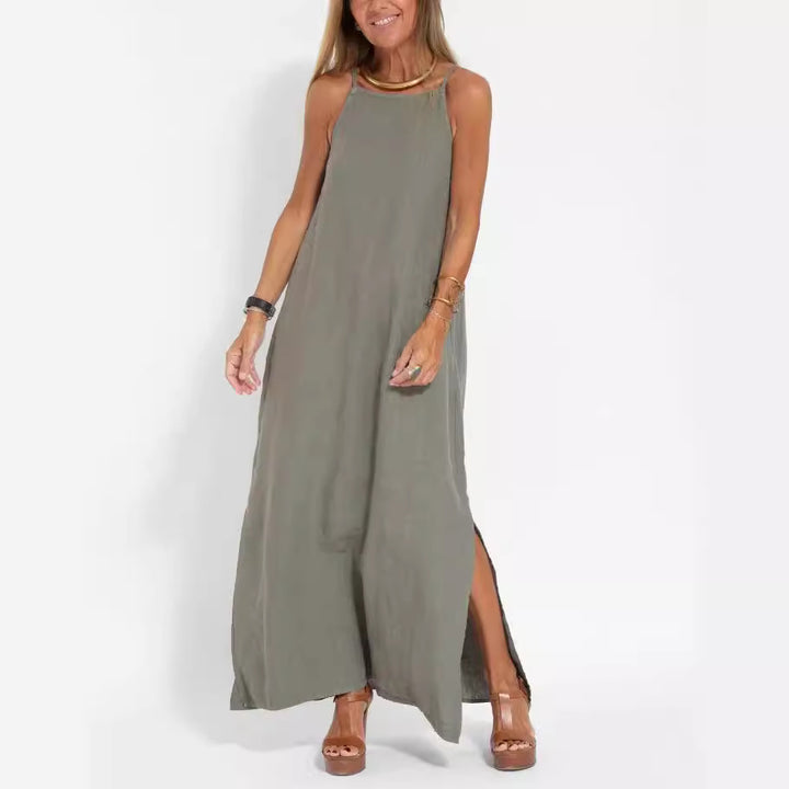 Damer Maxi-klänning med elegant skärning och fina band Mirla-Eva Jonsson