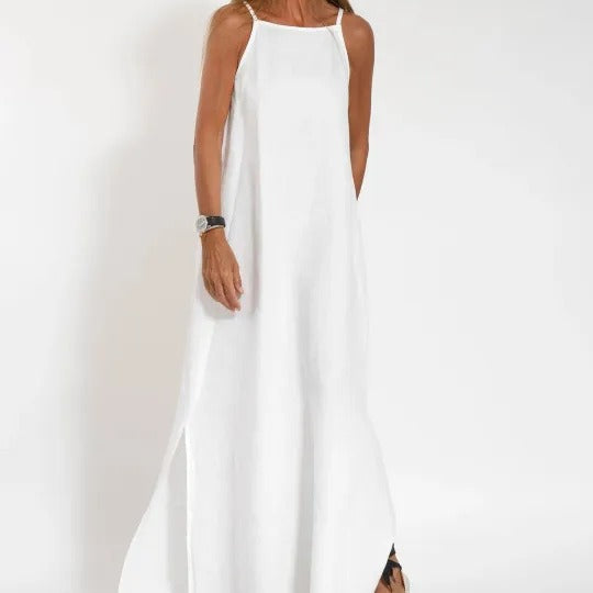 Damer Maxi-klänning med elegant skärning och fina band Mirla-Eva Jonsson