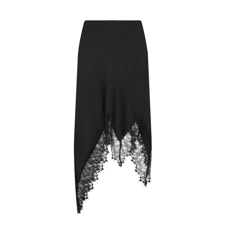 Damer Maxi-nederdel med asymmetrisk spidskant og elegant kant Mirla-Eva Jonsson