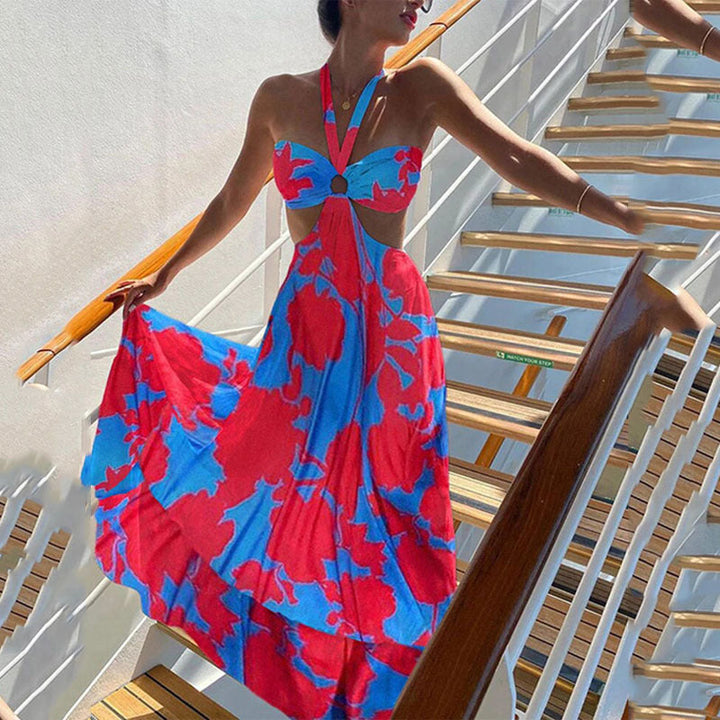 Damer Maxiklänning med Fräcka Cut-Out och Dekorativt Ringelement Mirla-Eva Jonsson