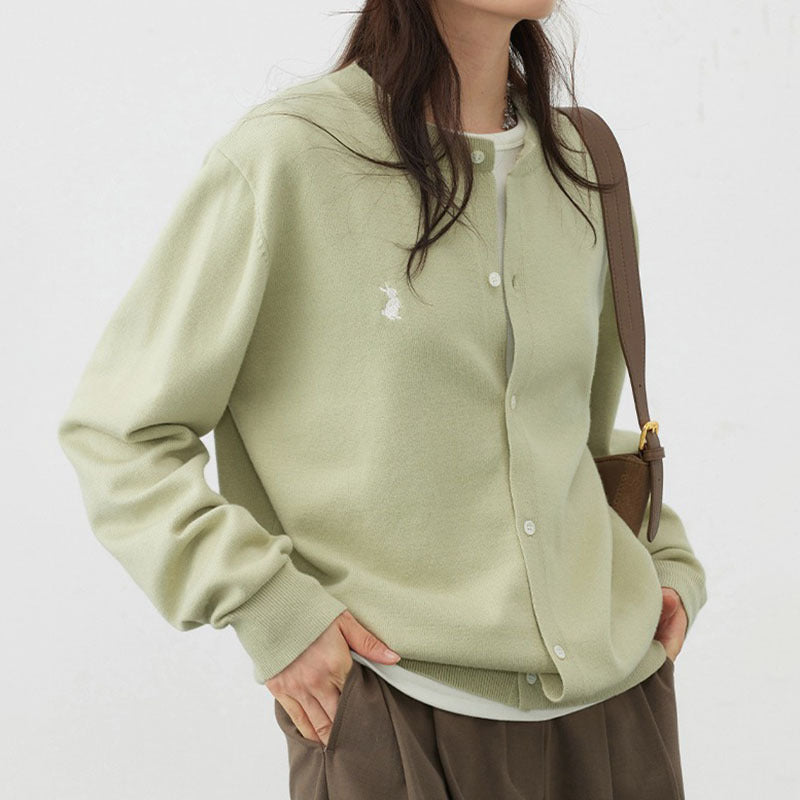 Damer Mjuk Cardigan med Fina Knapdetails och Elegant Design Mirla-Eva Jonsson
