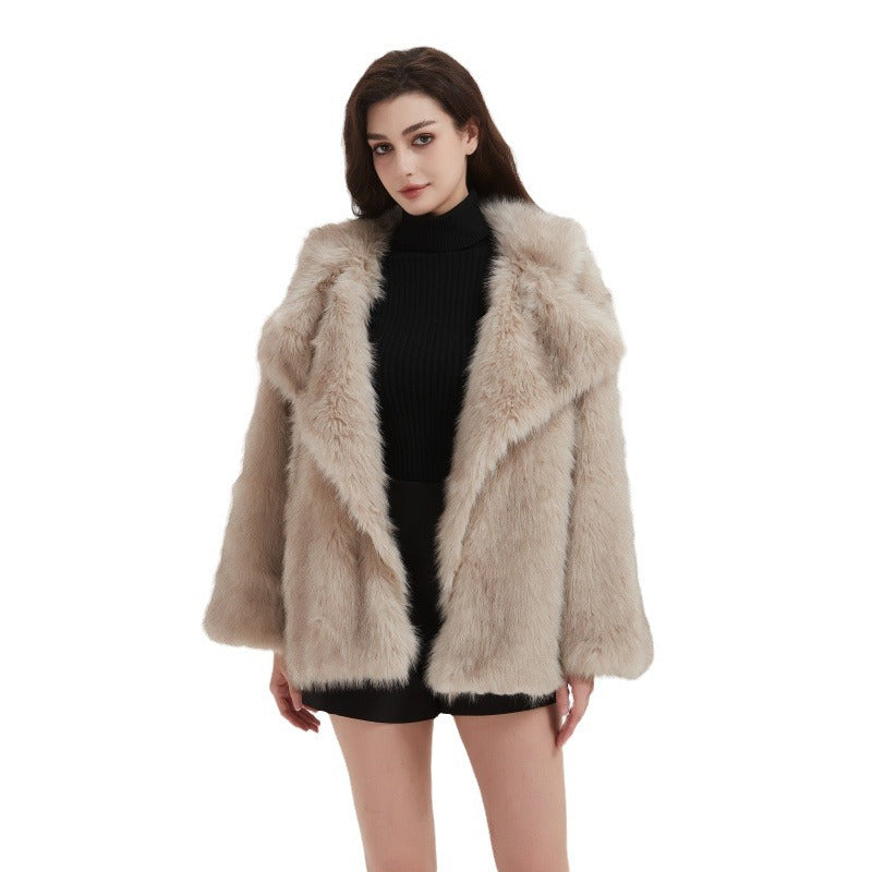 Damer Mjuk Faux-Fur Kappa Mirla-Eva Jonsson