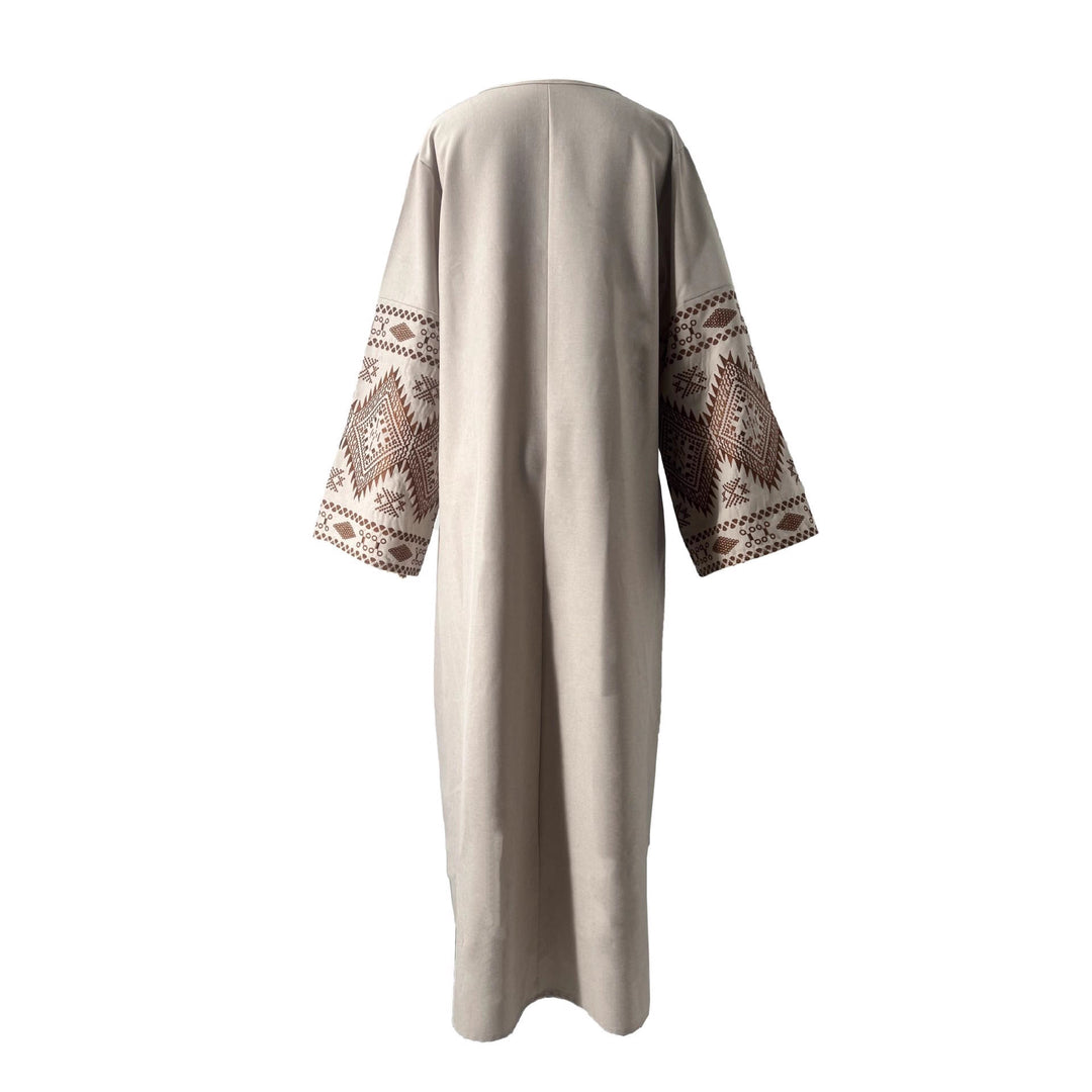 Damer Mode Abaya-klänning med påkostade manschetter Mirla-Eva Jonsson